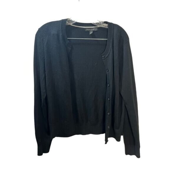 Banana Republic Button Front Cardigan Cotton Cashmere Blend Sweater MP‎ - Picture 1 of 2